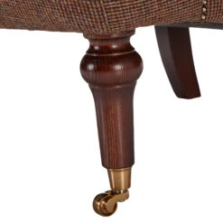 Tetrad Kenmure Brown Checkered Tweed Fabric Armchair -Housingunits c9937fb588fa7c6c08055ecdbdff6326 1