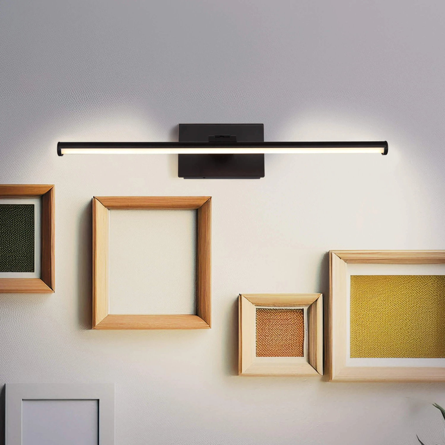 Black 40cm Battery-Powered USB Overhanging Picture Light 1 Black 40cm Battery-Powered USB Overhanging Picture Light