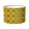 35cm Trellis Ochre Drum Shade