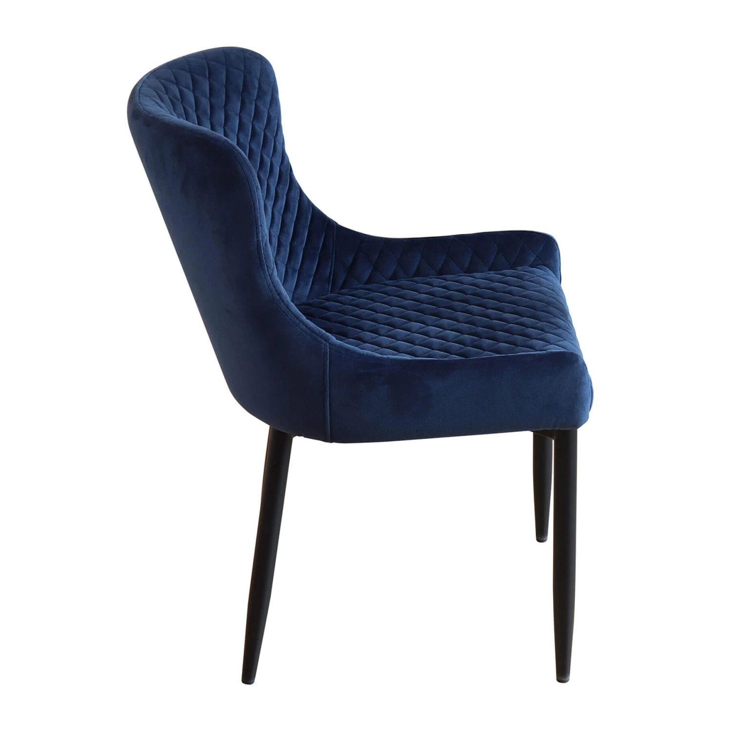 Bronx 160cm Dining Table & 4 Toby Blue Velvet Chairs 9 Bronx 160cm Dining Table & 4 Toby Blue Velvet Chairs - Image 9