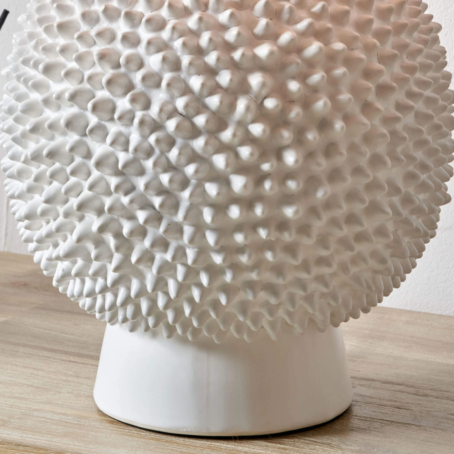 Sea Urchin White Table Lamp Base 3 Sea Urchin White Table Lamp Base - Image 3