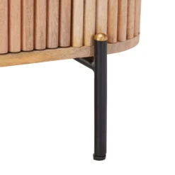 Rochelle Mango Wood & Marble 2 Door Highboard -Housingunits cbf2f547e7c84d3268115f997556fa46