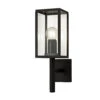 Jama Graphite Black Outdoor Wall Lantern