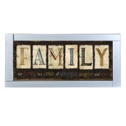 Family With Mirrored Frame
