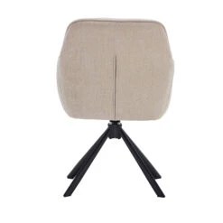 Artemis Round Extending Dining Table With 4 Ava Swivel Cream Dining Chairs -Housingunits ccb1cff47e9664138dcc192597ff485f