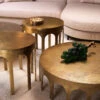Eichholtz Gardini Vintage Brass Finish Side Table