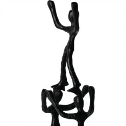 Tower Of Humans Black Sculpture -Housingunits ce29cd4c2c02d01eb5aed95838e3d928