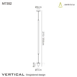 Mantra Black Vertical Pendant Light -Housingunits cf2815faaff04f1ca402143dd01332b7 1