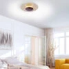 Bronze Shadow Round Ceiling & Wall Light