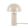 Gracio Warm Grey Enamel Table Lamp