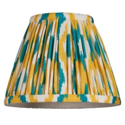 Ikat Yellow & Jade 16cm Light Shade