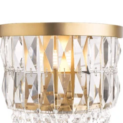 Laura Ashley Rhosill Matt Gold & Crystal Wall Light -Housingunits cfec8a9a0c6b63888e6c1508503f2dc6
