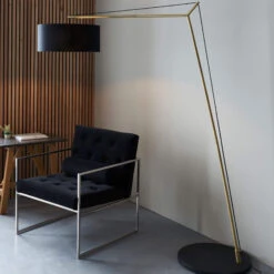 Angle Extra Large Brass Floor Lamp -Housingunits d0518a8f263ac1a1c28fc900481b0513