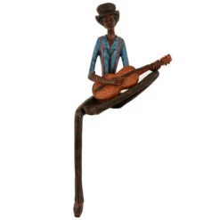 Sitting Guitar Player Figurine