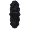 Sheepskin Black Double Rug