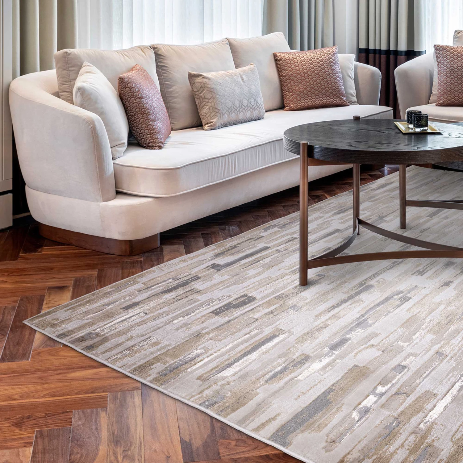 Aurora Impression Neutral 120cm X 170cm Rug 1 Aurora Impression Neutral 120cm X 170cm Rug