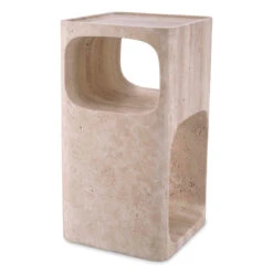 Eichholtz Adler Side Table Travertine