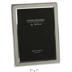 Flat Edge Silver Plated Photo Frame 8 X 10inch