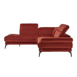 Natuzzi Editions Dado Rust Fabric Corner Chaise Sofa -Housingunits d1f1fcc8fdf1f26c11fad8c1bf466227