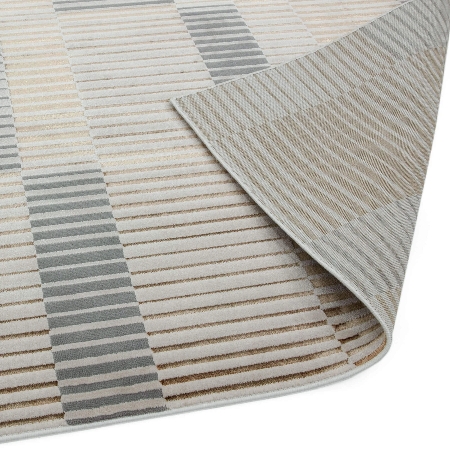 Aurora Ripple Grey 160cm X 230cm Rug 4 Aurora Ripple Grey 160cm X 230cm Rug - Image 4