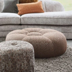 Duresta Florence Arles Auburn Fabric Footstool