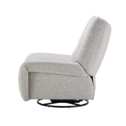 Marco Light Grey Fabric Power Glider Recliner Chair -Housingunits d34d9bee4887393d9b6eb22938e4a165