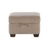 Haddon Imperial Oyster Fabric Maine Footstool With Storage