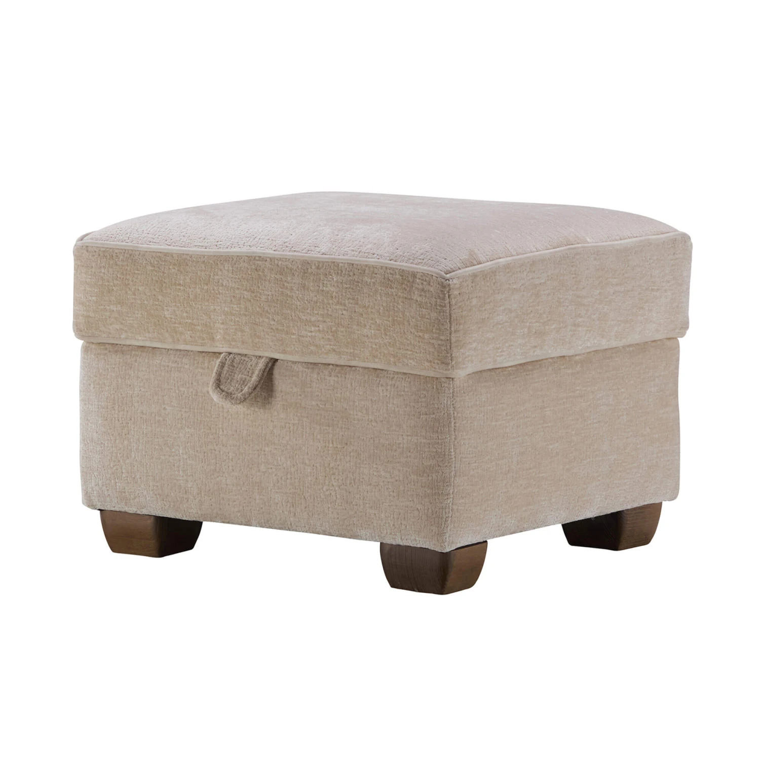 Haddon Imperial Oyster Fabric Maine Footstool With Storage 2 Haddon Imperial Oyster Fabric Maine Footstool With Storage - Image 2