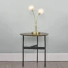 Avari Brass & Frosted Glass Table Lamp
