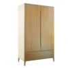 Ercol Rimini Light Oak 2 Door Wardrobe