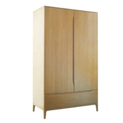 Ercol Rimini Light Oak 2 Door Wardrobe