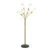 Eichholtz Gagnon Antique Brass 6 Arm Floor Lamp