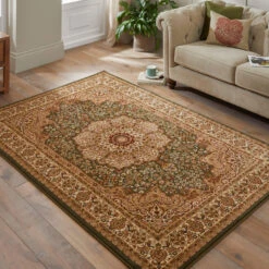 Grand Heritage Green Rug Collection