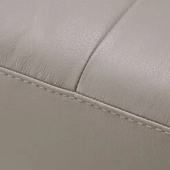 Natuzzi Editions Dado Stone Grey Leather 2 Seater Sofa -Housingunits d7664a3ab4f1ef7c7010c49883dd9970