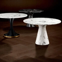 Eichholtz Turner Black Faux Marble Dining Table -Housingunits d876360ba40474e7bf00e9ce807e7615