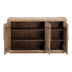 Riga Ash Grey 3 Door Solid Wood Sideboard -Housingunits d88a0ee4933800d17ab0a61baf247a1e