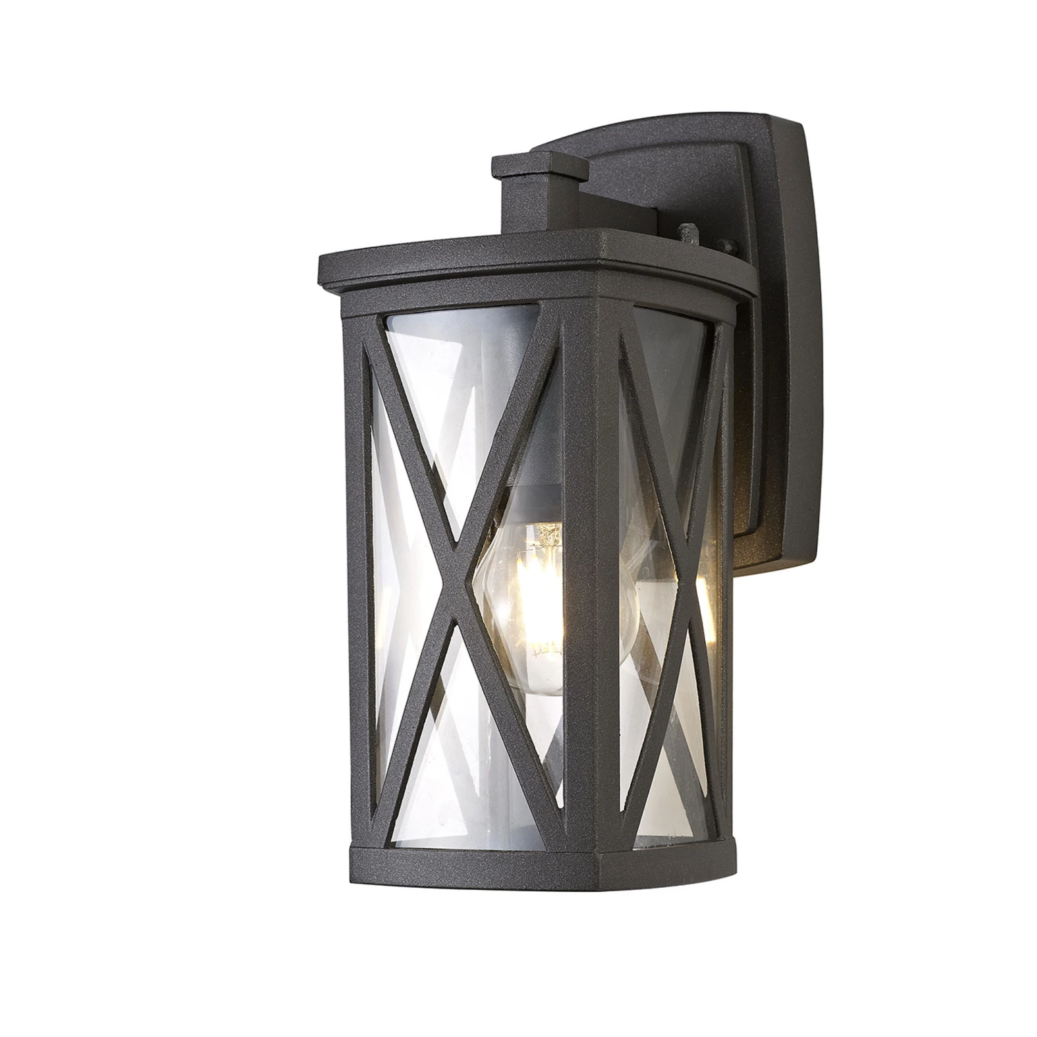 Creno Anthracite Outdoor Wall Lantern 1 Creno Anthracite Outdoor Wall Lantern