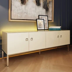 Frank Olsen Lyra Antique White TV Unit