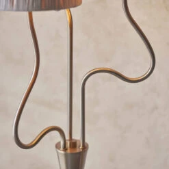 Wriggle Aged Brass 3 Light Floor Lamp With Raffia Shades -Housingunits db0457df3ba0aa57ade26e22703a78dc