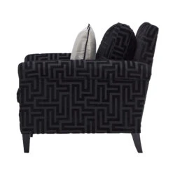Duresta Gabrielle Apollo Onyx Fabric Armchair -Housingunits db222b930b6262f965cce024ff602128
