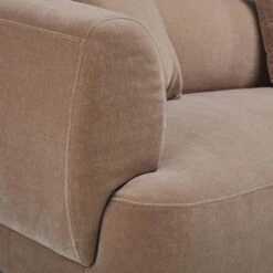 Serenity Brown Fabric Corner Sofa -Housingunits db24a7f363003fd5281c44f8ff0e4431
