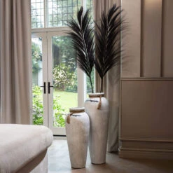 Black Real Grass Decoration