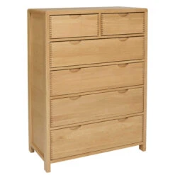 Ercol Bosco 6 Drawer Tall Wide Chest