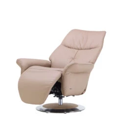 Himolla Loona Extra Large Sand Beige Leather Lift & Rise Recliner Chair -Housingunits dc708a9bec8bf636cf3ed0fe58e2539d