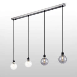 Canning Nickel 4 Light Bar Pendant