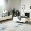 Toros Illusion Ice Blue Rug Collection