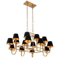 Eichholtz Vintage Brass Style Sparrows Chandelier