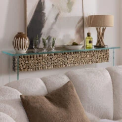 Naturalis Wood And Glass Console Table -Housingunits dd81b8edeb9be1b9e206efc722792795