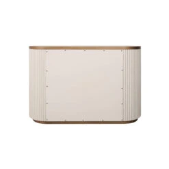 Serenity White Reeded 2 Door Sideboard -Housingunits de1b096833c5a9873bf3065854aa2fef