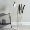 Marble White & Gold Floor Lamp
